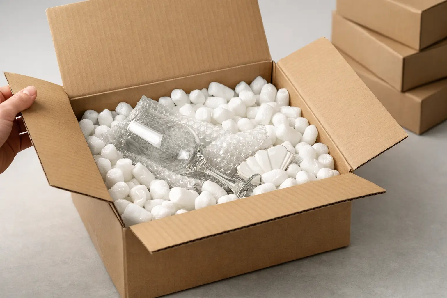 Pakavimo granulės trapiai prekei: kaip rinktis