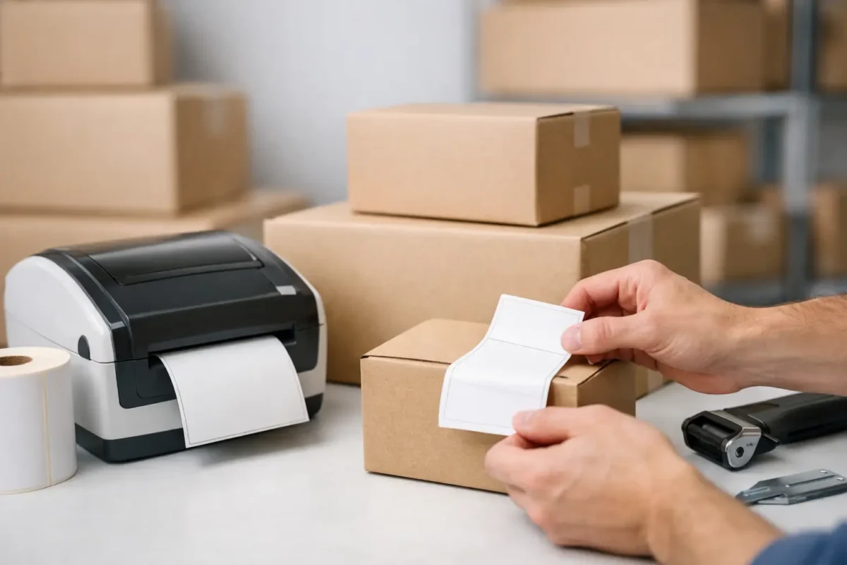 Siuntų etiketės spausdinimui be klaidų