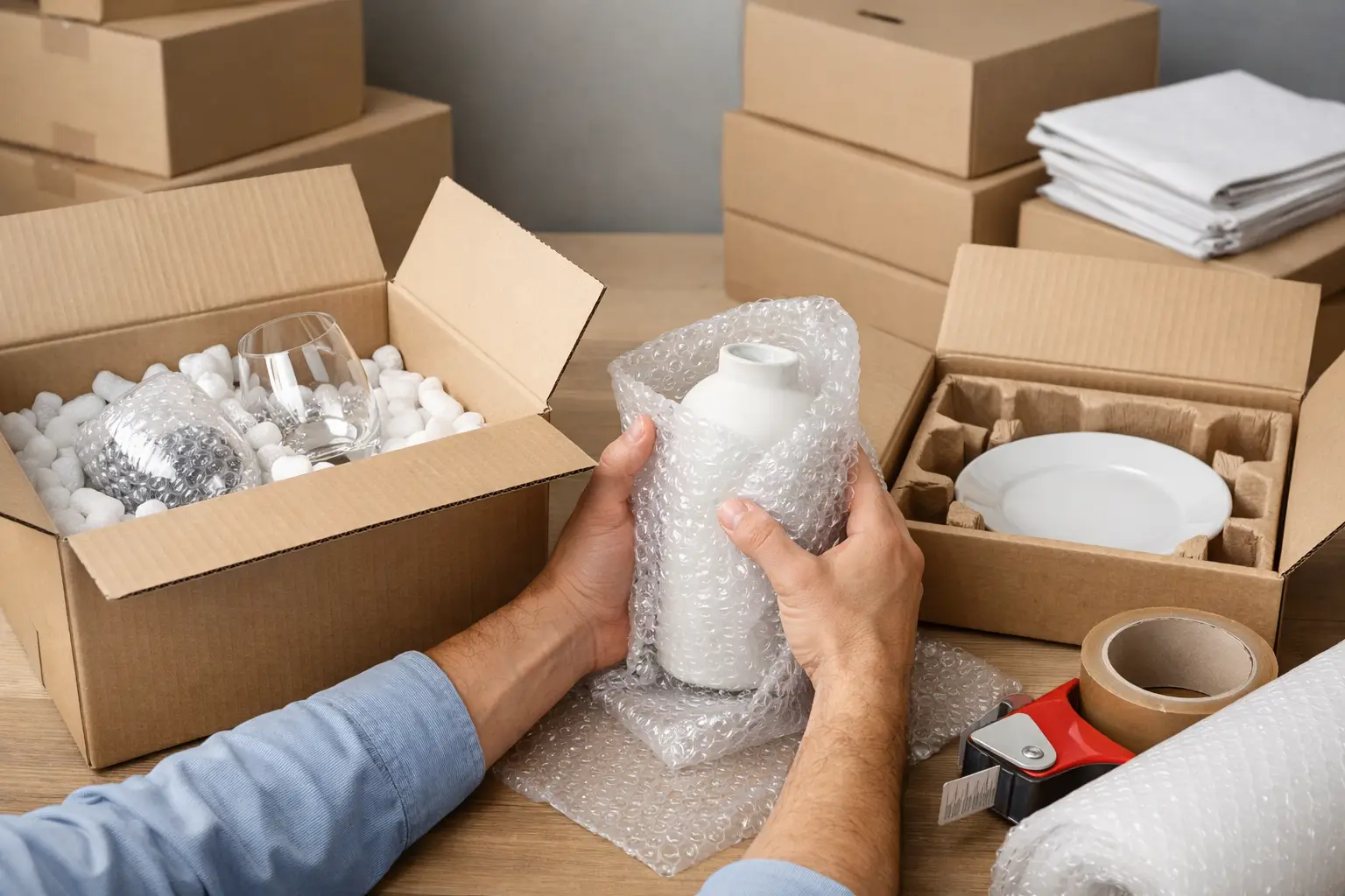 Kaip pakuoti dūžtančius daiktus saugiai