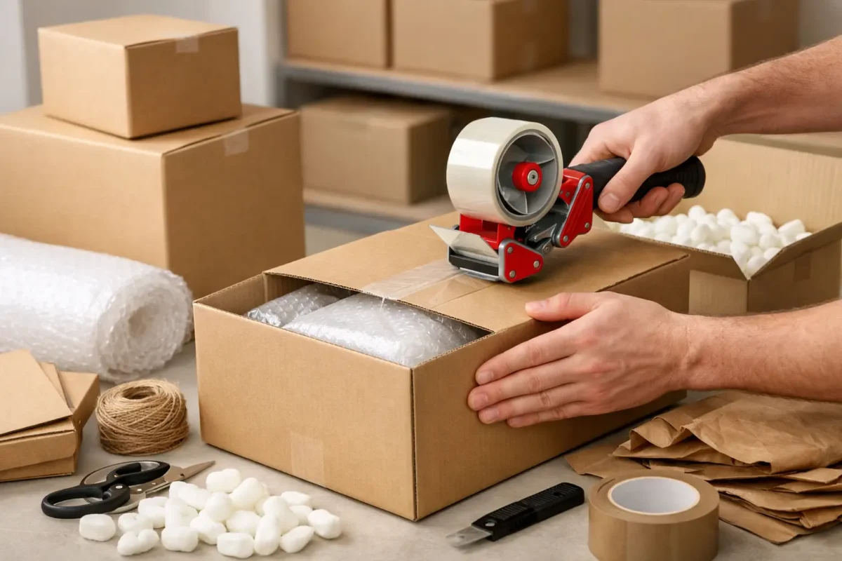 Kaip supakuoti siuntą saugiai ir tvarkingai